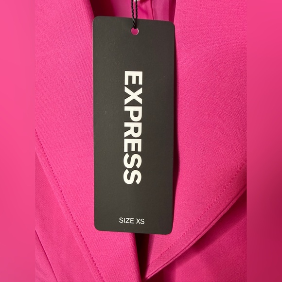 Express Women’s Hourglass Blazer Hot Pink XS NWT - Picture 5 of 8
